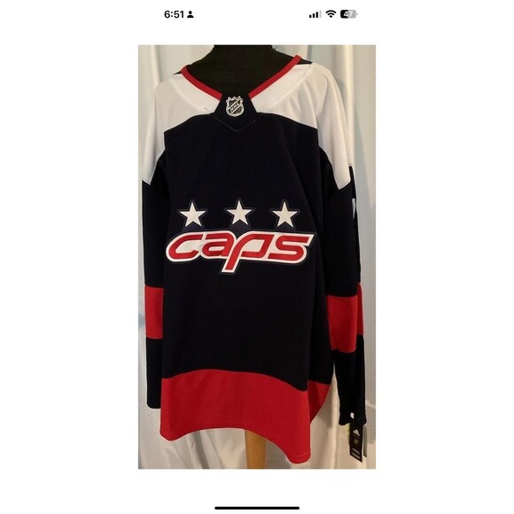 Adidas #77 Oshie Washington Capitals 2018 NHL Stadium Series Authentic Jersey 54 - Picture 1 of 12